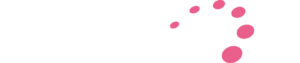 Logotipo de Cibeles.net en color blanco y rosa