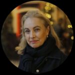 Retrato de Pilar Cousido en un evento social