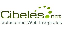 Logo de Cibeles.net con el texto Soluciones Web Integrales