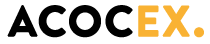 Logotipo de Acocex en color negro y amarillo